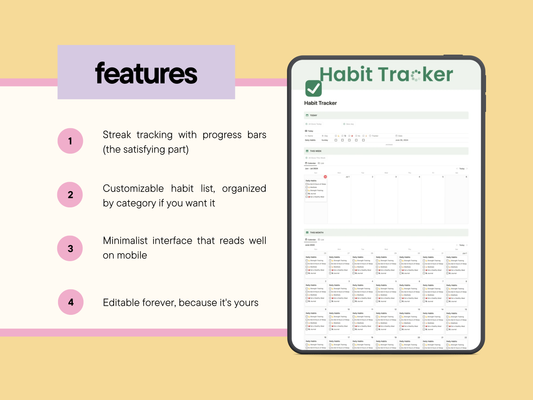 Notion Habit Tracker