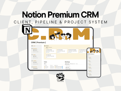 Notion Premium CRM Template