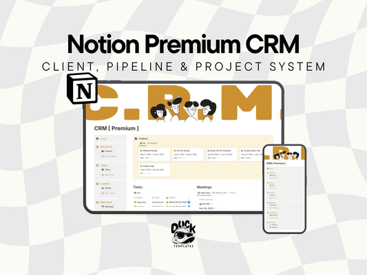 Notion Premium CRM Template