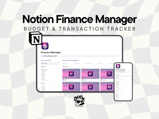 Notion Finance Manager