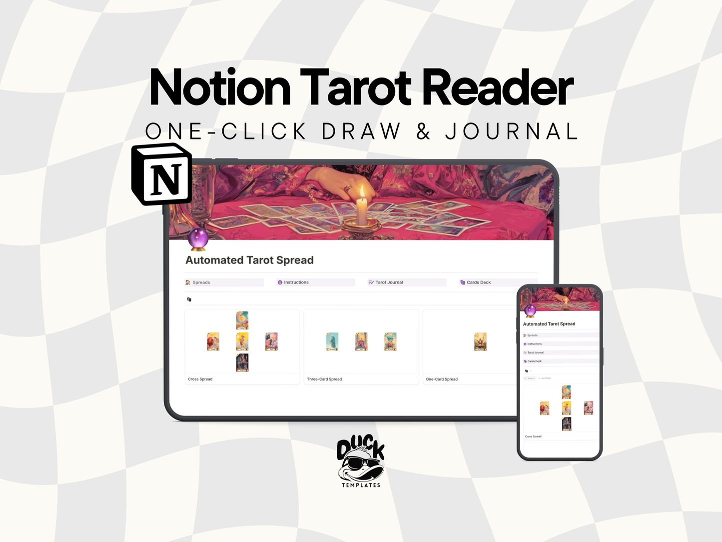 Tirada de tarot automatizada de Notion