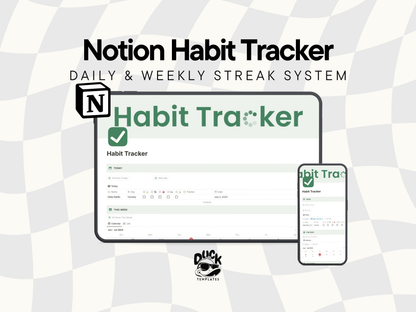 Notion Habit Tracker