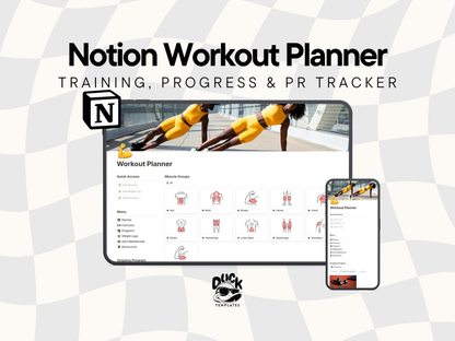 Planificador de entrenamiento de Notion