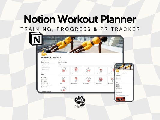 Notion Workout Planner