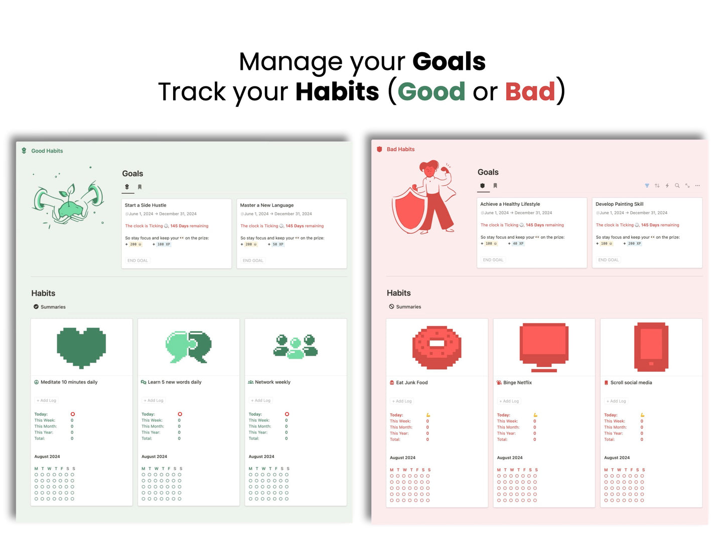 Notion Gamify Your Life