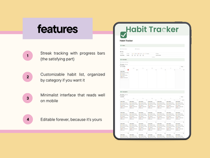 Notion Habit Tracker