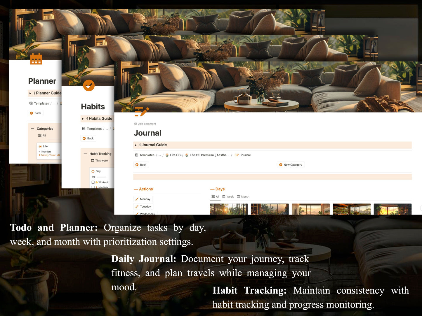 Notion Life OS Premium [Aesthetic]