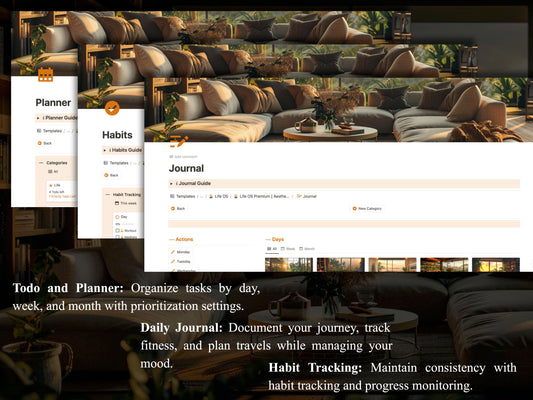 Notion Life OS Premium [Esthétique]