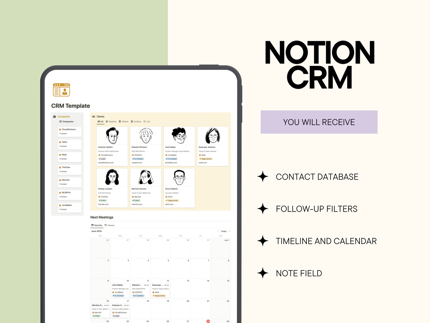CRM Notion Template (Basic)