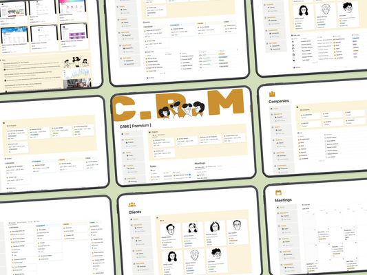 Notion Premium CRM Template