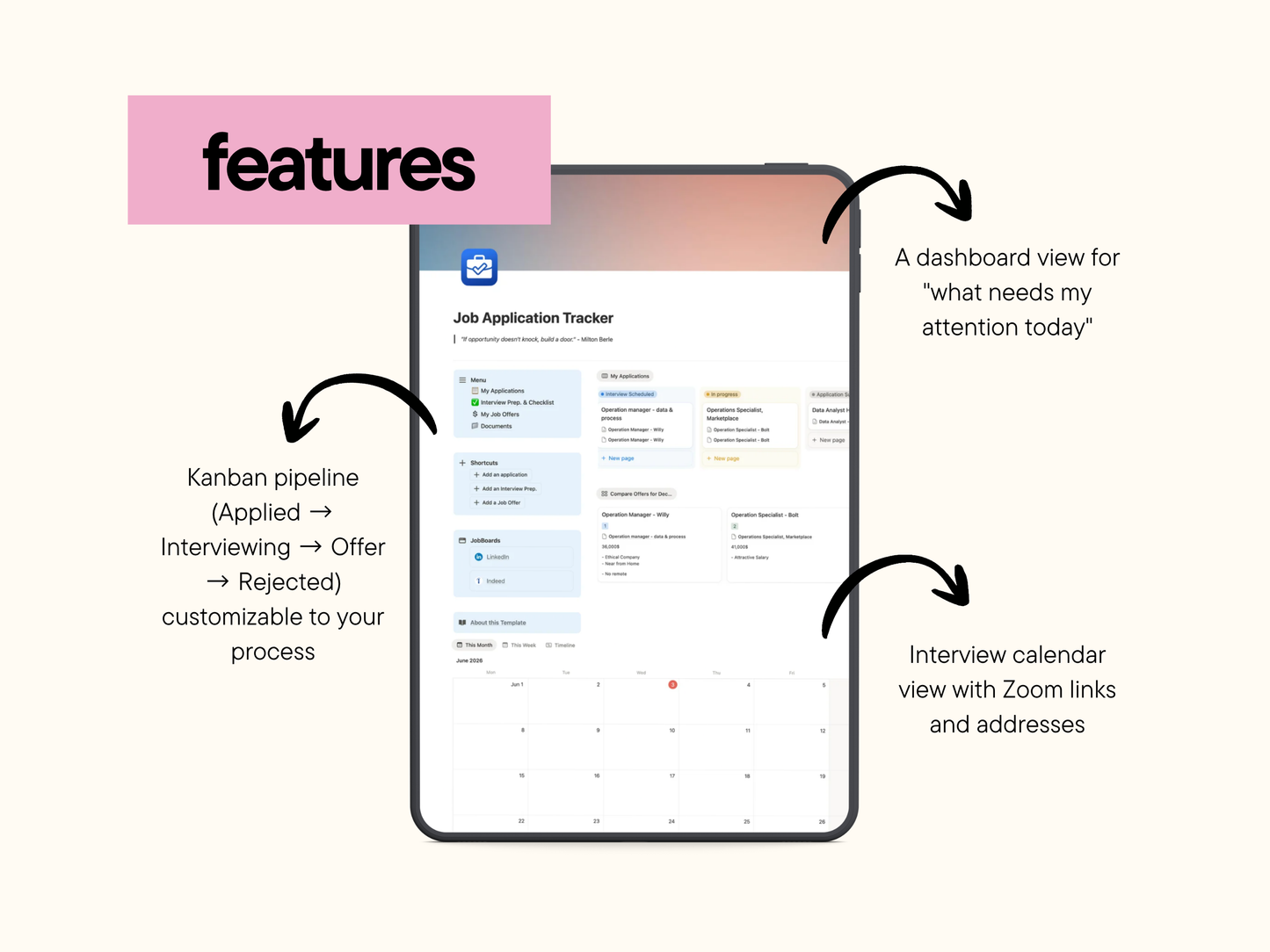 Notion Job Application Tracker
