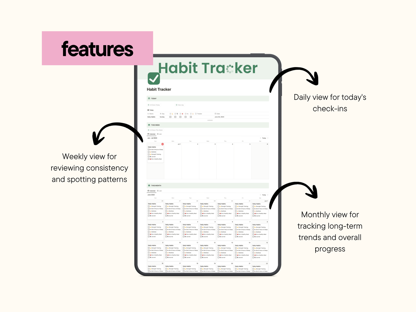 Notion Habit Tracker