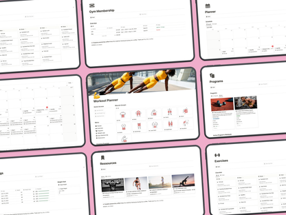 Planificador de entrenamiento de Notion