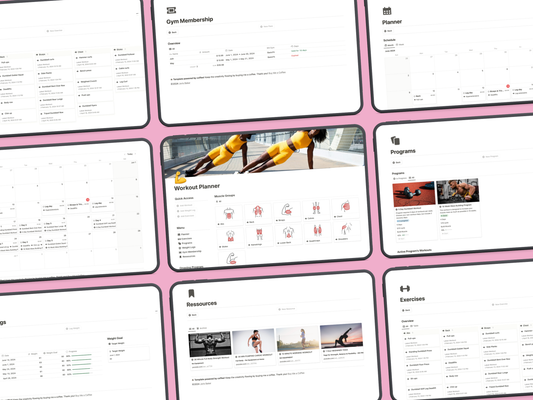 Notion Workout Planner