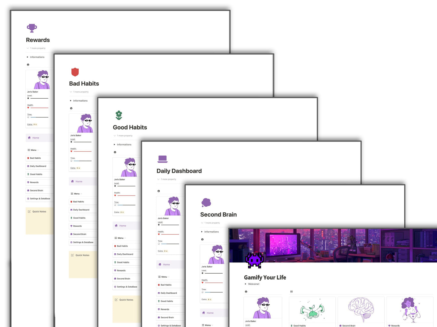 Notion Gamify Your Life