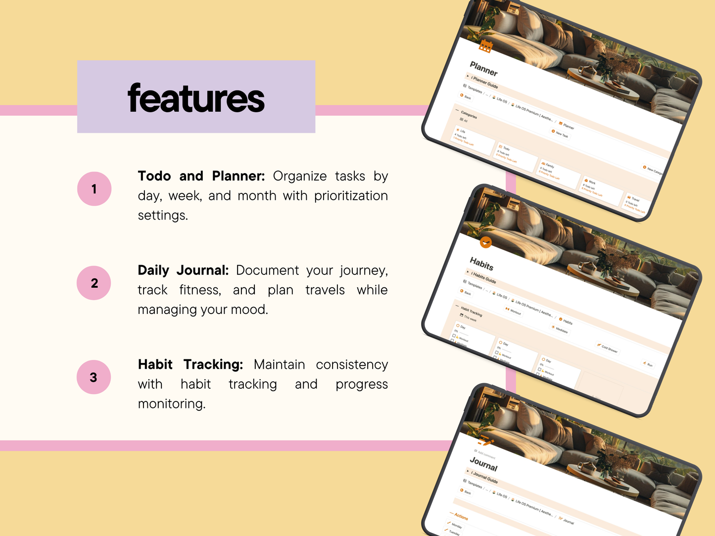 Notion Life OS Premium [Aesthetic]