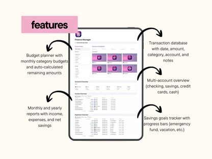 Notion Finance Manager