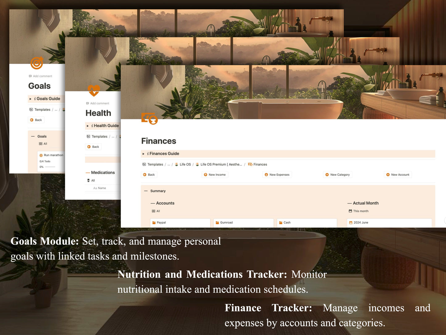 Notion Life OS Premium [Aesthetic]