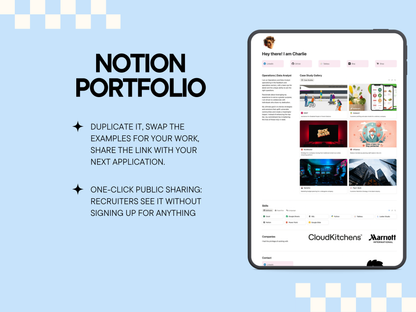 Notion Personal Portfolio