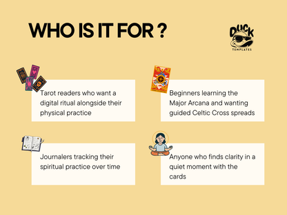 Tirada de tarot automatizada de Notion