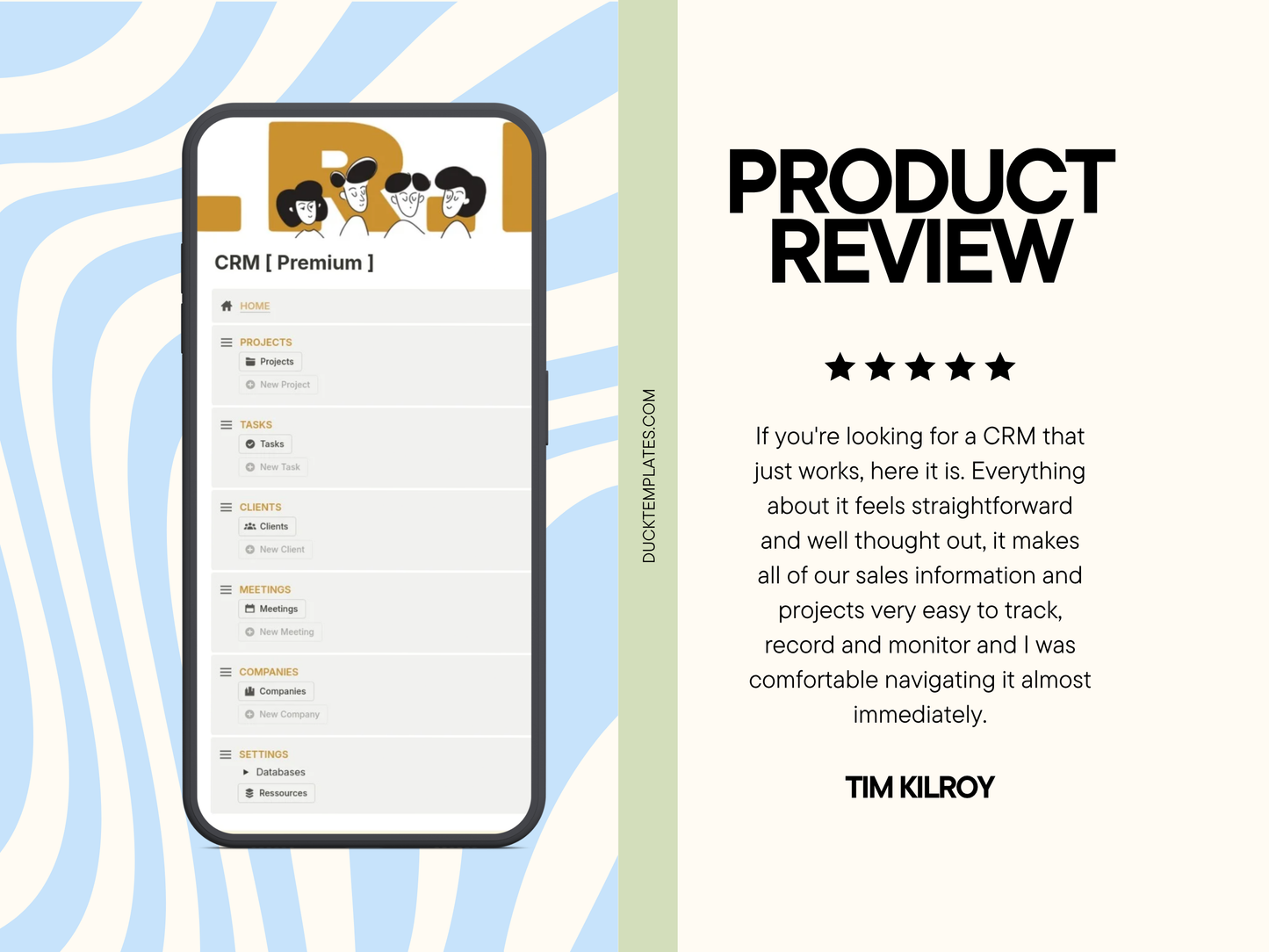 Notion Premium CRM Template