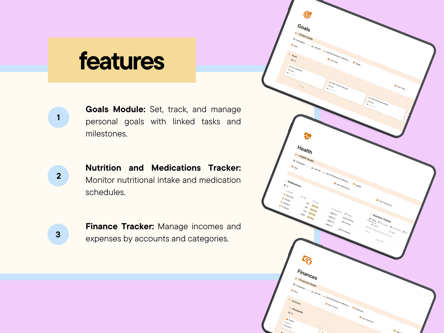 Notion Life OS Premium [Minimalist]