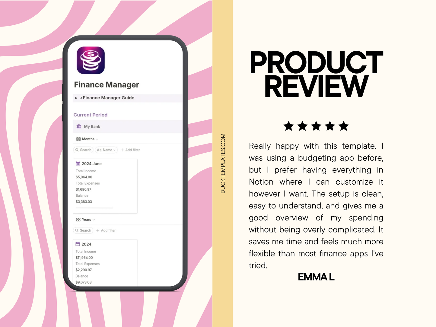 Notion Finance Manager