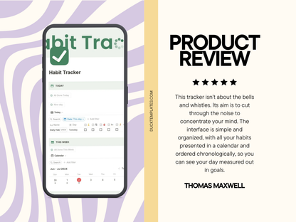 Notion Habit Tracker