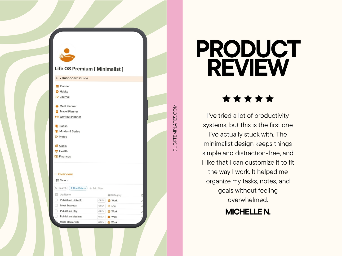 Notion Life OS Premium [Minimalist]