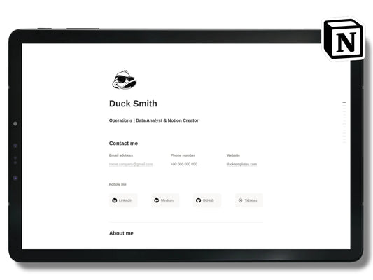Resume / CV (Notion Template)