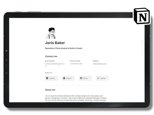 Resume / CV (Notion Template)