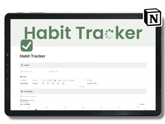 Habit Tracker for Notion