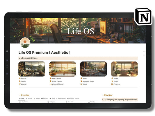 Notion Life OS Premium [Aesthetic]