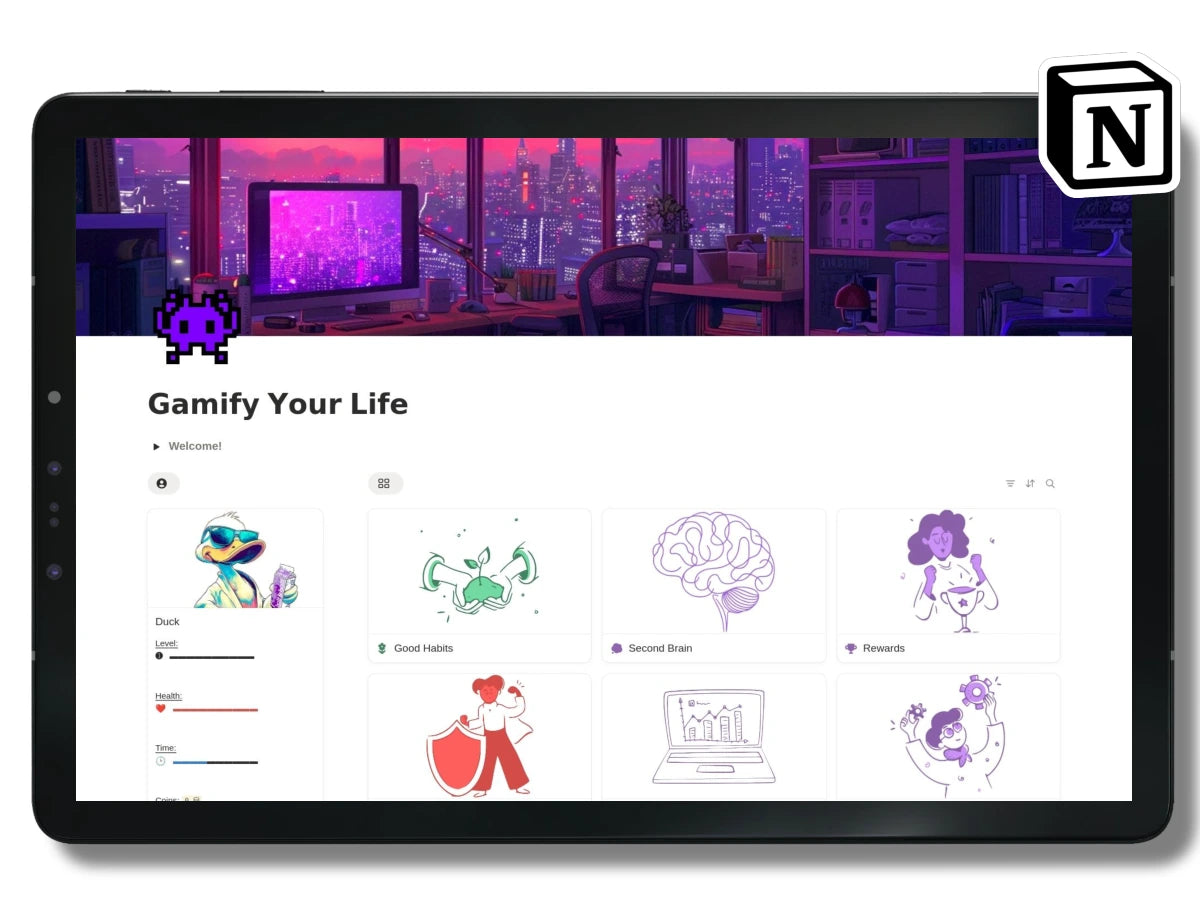 Notion Gamify Your Life