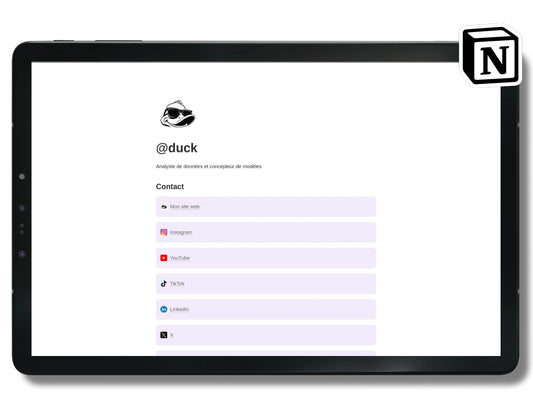 LinkTree (Notion Template)