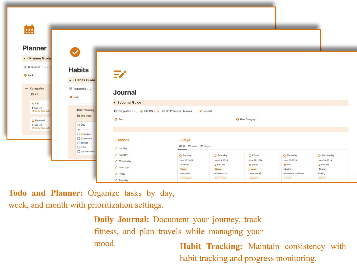 Notion Life OS Premium [Minimalist]