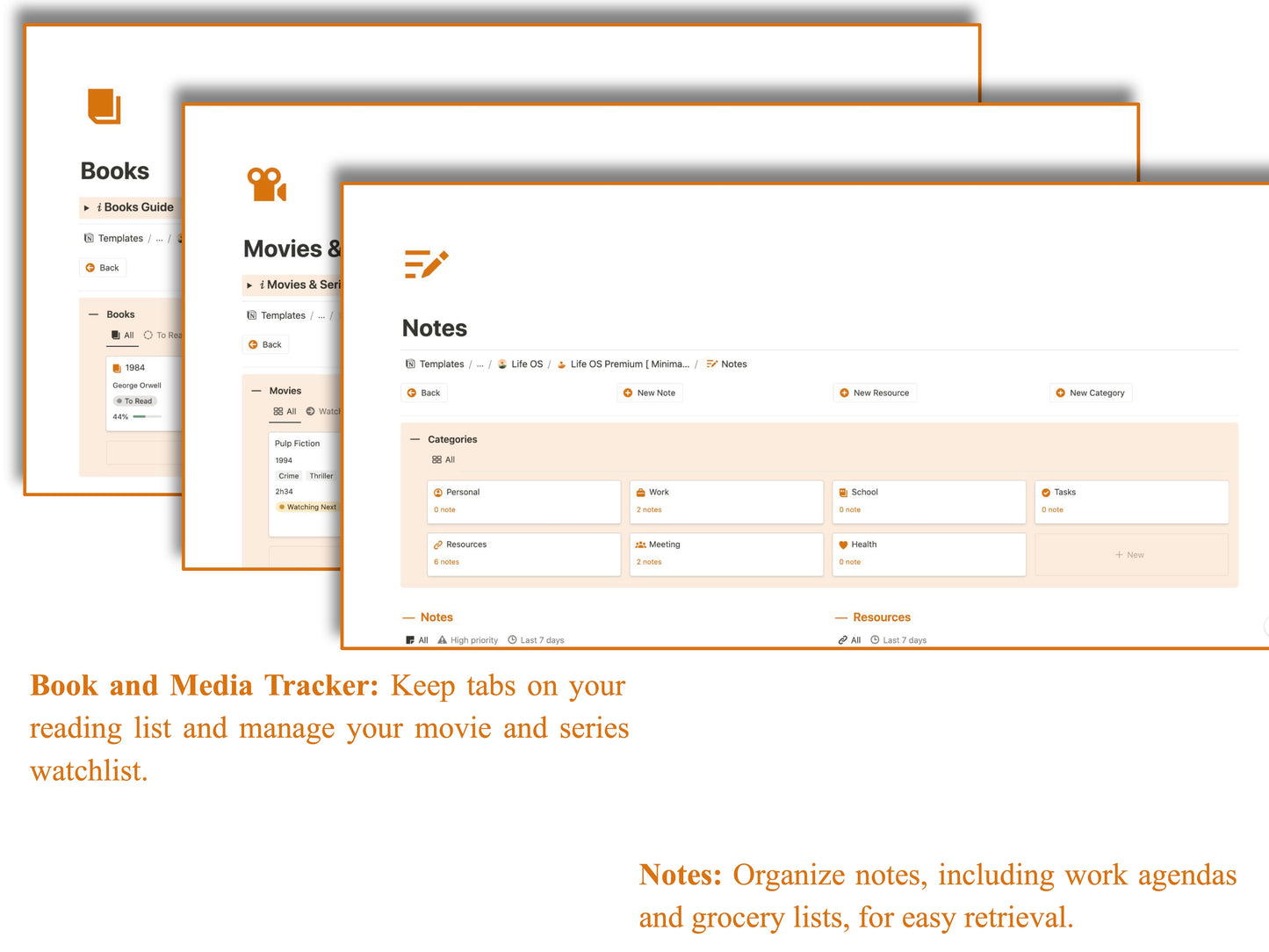 Notion Life OS Premium [Minimalist]