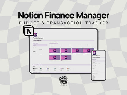 Notion Finance Manager