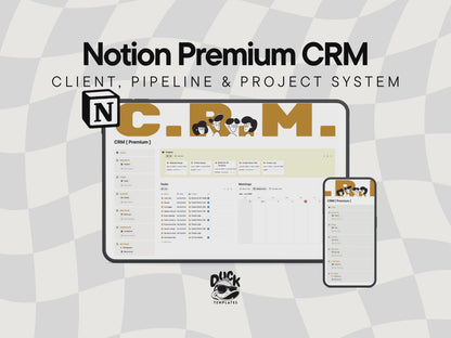 Notion Premium CRM Template