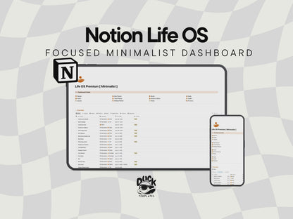 Notion Life OS Premium [Minimalist]